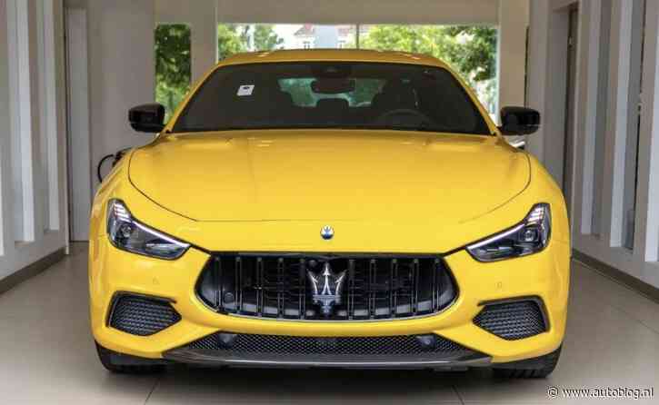 Dit is de geelste Maserati Ghibli van een Duitse okkaziewebsite
