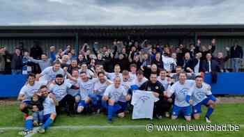 Rekem-trainer Geert Rookx neemt afscheid met promotie naar derde provinciale: “Mooier had ik het me niet kunnen inbeelden”
