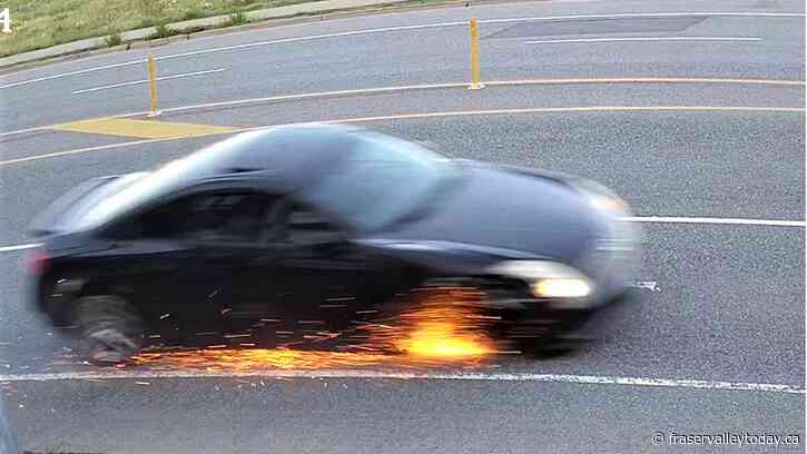 Mission RCMP seeking driver who kept moving after losing a wheel