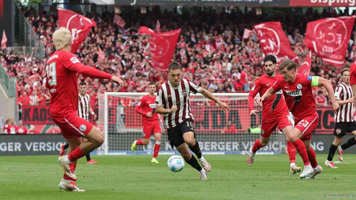 2. Bundesliga: SV Elversberg schlägt FC Nürnberg, Karlsruher SC und FC Kaiserslautern spielen remis