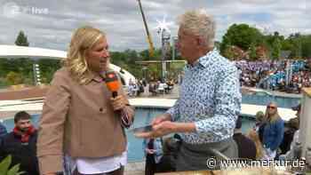 „Warum?“: Andrea Kiewel staunt über strenge Messer-Vorschrift im „ZDF-Fernsehgarten“