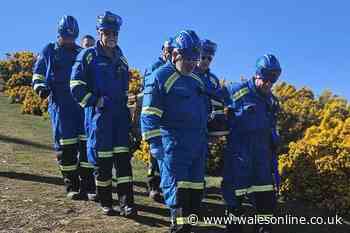 Walker with serious injury carried down Welsh beauty spot by rescuers