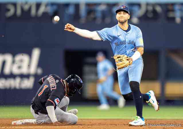 Arias sparks three-run inning, Blue Jays bats go silent late in 5-4 loss to Guardians