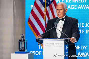 Mike Pence receives JFK Profile in Courage Award for Jan. 6 actions
