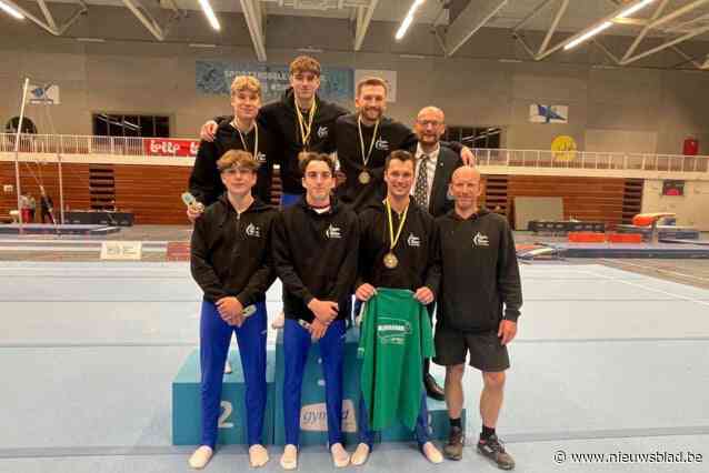 Gymteam pakt zeven titels op Vlaams kampioenschap toestelturnen