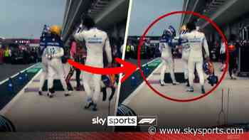 NEW FOOTAGE! Hamilton and Leclerc embrace after team orders dispute