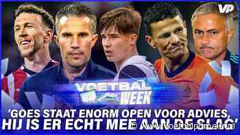 'Goes staat enorm open voor advies, hij is er echt mee aan de slag'