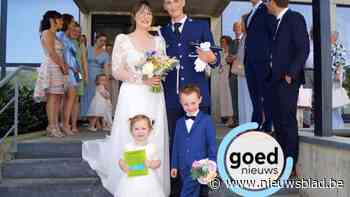 Pas getrouwd: Jessie en Hans-Peter in Heers