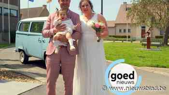 Pas getrouwd: Tom en Heidi in Heers