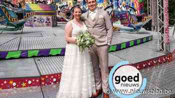 Pas getrouwd: Cynthia en Joren in Genk