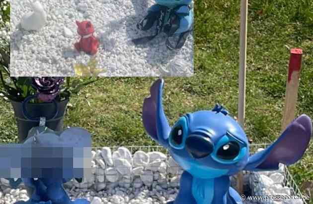 POL-GI: Unfall gebaut und Polizisten gebissen + Diebstahl an Grab - Zeugen gesucht + Unfallfluchten