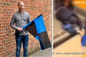 Club-supporter Michiel verweert zich met vlag bij aanval na bekermatch: “De metro was besmeurd met bloed”
