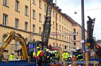 FW-M: Bauarbeiter abgestürzt (Maxvorstadt)