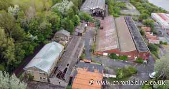 Drone photos show damage after Bill Quay industrial estate fire which killed Layton Carr, 14