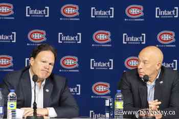 Canadiens' Gorton, Hughes temper off-season expectations after playoff berth