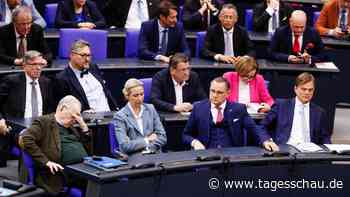 Bundestag: Union und SPD gegen Ausschutzvorsitzende von der AfD