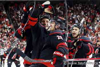 Hurricanes' Sebastian Aho celebrates arrival of baby during extended break in Stanley Cup Playoffs