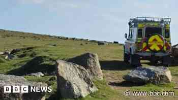 Woman rescued after 'stumble' on Bodmin moor