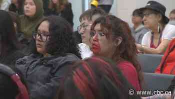 Red Dress Day walk brings stories, solidarity to Regina streets