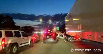 Crash causes massive traffic jam on I-40 in Raleigh