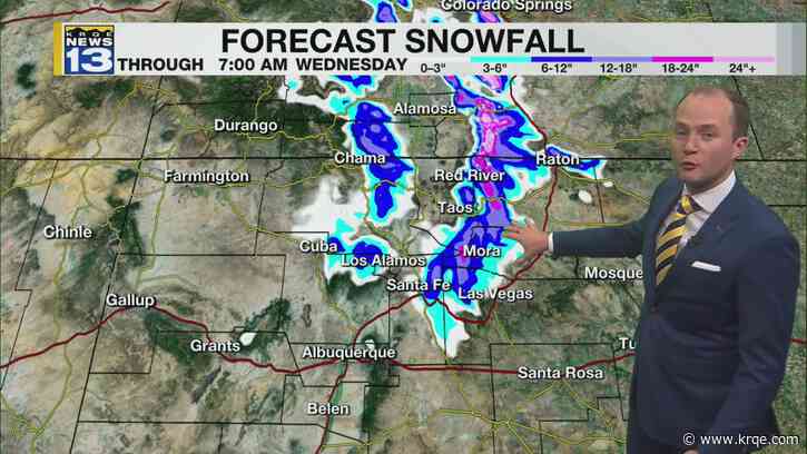 Severe storms, flooding, and winter weather alerts in effect in New Mexico tonight
