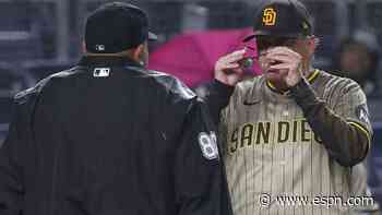 Shildt, irate over Tatis ejection, throws his glasses