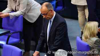 Bundestag: Friedrich Merz verfehlt Mehrheit im ersten Wahlgang