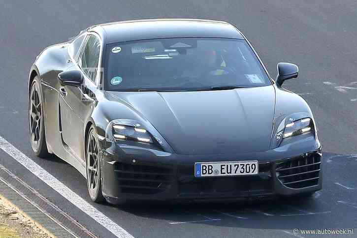 Elektrische Porsche Cayman zet tanden in Nürburgring-Nordschleife