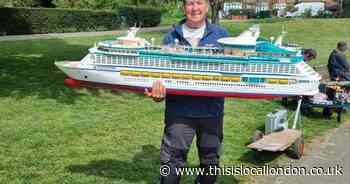 Joy as model boats return to park pond