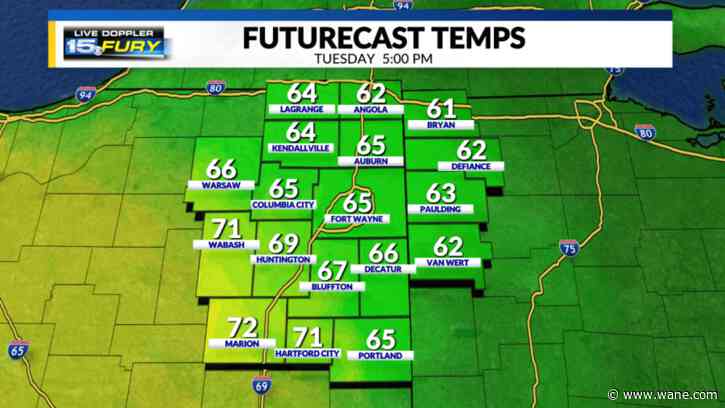 More showers through the morning; drier air coming