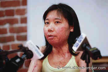 Maryknoll School teacher burned in acid attack offers public thanks