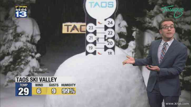 Flooding for some in New Mexico & a bit chilly