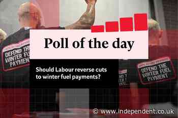 Poll of the day: Should Labour reverse the cuts to winter fuel payments?