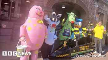 'Bobsled' team in charity walk to football clubs