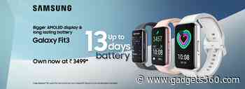 Samsung Galaxy Fit3: Premium Fitness Tracking at Just ₹3,499