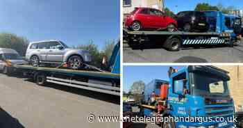 Police and council remove twelve vehicles from Bradford streets
