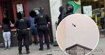 Armed police detain kids playing with water pistols in town centre