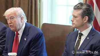 US-Regierung in Erklärungsnot: Hegseth überging Trump offenbar bei Stopp von Ukraine-Hilfe