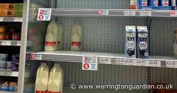 Empty shelves in Co-op stores across Warrington following cyber attack