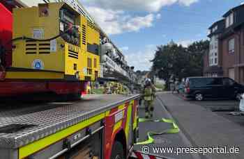 FW Ratingen: Wohnungsbrand mit Gebäudeschaden - Feuerwehr Ratingen im Einsatz