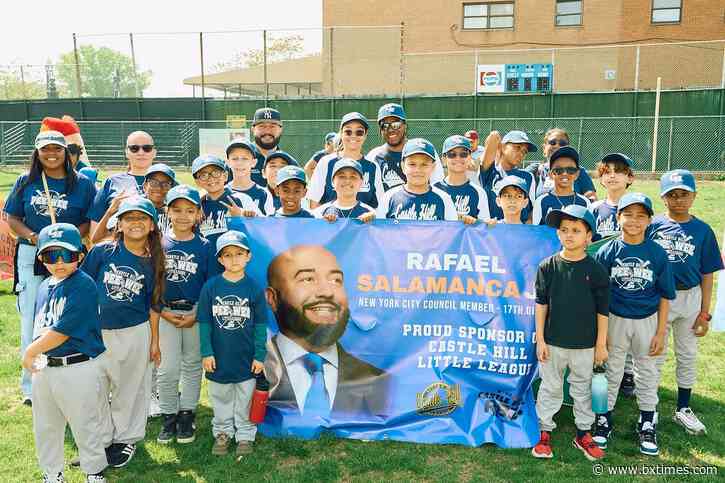 CM Salamanca celebrates start of new season with Castle Hill Little League, provides them with $317K check $