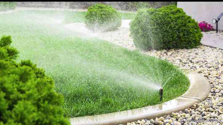 Seasonal water restrictions take effect in Chilliwack