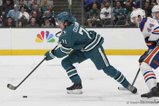 Celebrini has four points, Canada beats Hungary in world championship tune-up