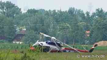 Zwei Beamte an Bord: Polizeihubschrauber stürzt bei Übung in Österreich ab