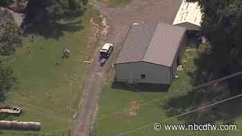 Kaufman Sheriff: Cut ankle monitor found with Murder suspect's cell phones in burned barn