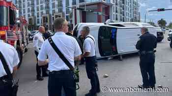 Fort Lauderdale Police officers involved in crash while responding to call