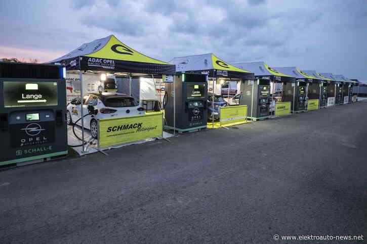 Opels E-Auto-Rally setzt auf stationäre Batteriespeicher