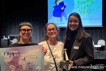 Ambre (36) wint met vroedvrouwenteam Leienest prestigieuze Gouden Pinard: “Vrijheid rond geboorte staat centraal”