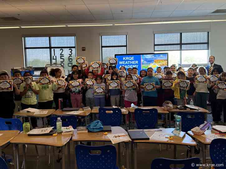 KRQE Weather Academy visits Mountain View Elementary School