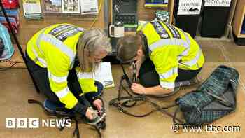 Officers hold tack marking events for horse owners